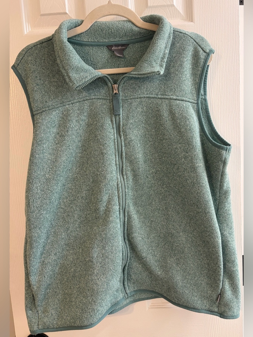 Eddie Bauer Women’s Heathered Fleece Vest - Zip Front